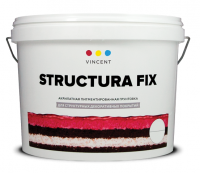 Structura Fix G-2, 4 кг, Микропористая щелочестойкая пигментированная грунтовка Структура Фикс