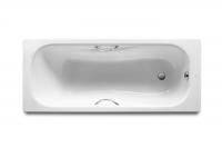 Стальная ванна ROCA Princess 170х70 см, с противоскользящим покрытием и ручками, 1700 х 700 мм, 220950001