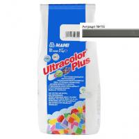 Затирка "Ultracolor Plus" с водоотталкивающим и антигрибковым эффектом, №114 Антрацит, 2 кг