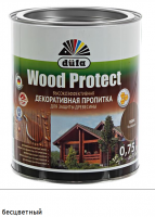 Dufa Wood Protect, бесцветный, 0.75 л, Пропитка для защиты древесины, с воском