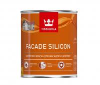 Tikkurila Facade Silicon База C 0.9 л, Акриловая краска для фасадов и цоколей
