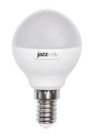 Лампа светодиодная шар  9w E14 5000k JazzWay