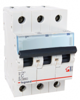 Legrand TX3 Автоматический выключатель 3P 63A (C) 6kA