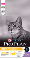 PRO PLAN Light Adult OPTILIGHT, с индейкой, 1.5 кг, Корм для взрослых кошек с избыточным весом