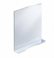 Зеркало с полочкой, для ванной, 75 см, белый, Milardo Victoria, VIC7500M98, 150 х 774 х 838 мм