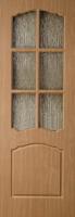 Лилия Открытое полотно дверное со стеклом, Миланский орех, 70, 2000 х 700 х 38 мм