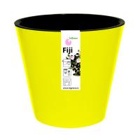 Горшок для цветов InGreen Фиджи, желтый, 160 мм, 1.6 л