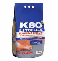 LITOFLEX K80 цементно-клеевая смесь, 5 кг
