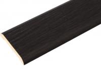 Наличник пластиковый плоский Идеал Н70, 302 Венге черный, 70 мм, 2.2 м
