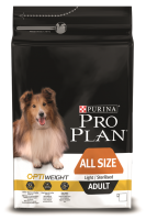 PRO PLAN OPTIWEIGHT All Sizes Adult Light or Sterilised, с курицей, 14 кг, Корм для склонных к избыточному весу или стерилизованных взрослых собак