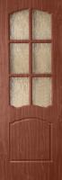 Лилия Открытое полотно дверное со стеклом, Итальянский орех, 80, 2000 х 800 х 38 мм