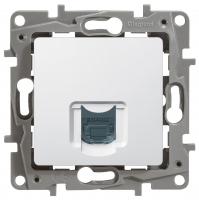 Legrand Etika белая розетка телефонная (RJ11), 672240