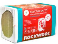 ROCKWOOL АКУСТИК БАТТС звукопоглощающие плиты, 1000 х 600 х 50 мм, 45 кг/м3, 10 пл. в уп
