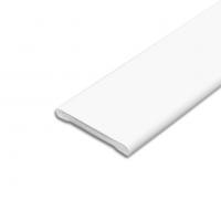 Наличник пластиковый плоский Идеал Н70, 001 Белый, 70 мм, 2.2 м