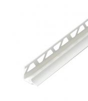 Раскладка ПВХ внутренняя для плитки, Идеал Вп10, 001 Белый, 10 мм, 2.5 м