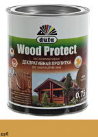 Dufa Wood Protect, дуб, 0.75 л, Пропитка для защиты древесины, с воском