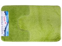 Коврики в ванную АQUA-PRIME Be Maks, 60 х 100 см, 60 х 50 см, 18 мм, светло-зеленый
