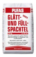 PUFAS Glatt und Full Spachtel, Шпатлевка финишная, гипсовая, выравнивающая и заполняющая, белая, 20 кг