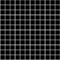 Мозаика для ванной, Темари, Керама Марацци, 29.8 х 29.8 см, черный матовый, 20071