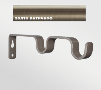 Кронштейн habito двухрядный DIY 16мм, золото антик, 145 х 45 мм