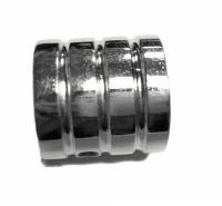 Наконечники DIY 16мм Цилиндр, хром, 25 х 20 мм