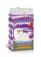 Наполнитель комкующийся Pussy-Cat, 4.5 л