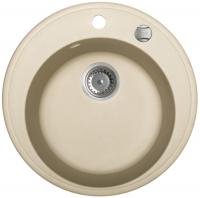 Мойка для кухни Granucryl, круглая, гладкая, сафари, 510 х 510 х 210 мм