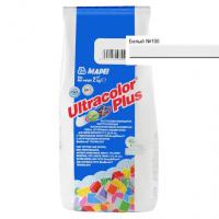 Затирка "Ultracolor Plus" с водоотталкивающим и антигрибковым эффектом, №100 Белая, 2 кг