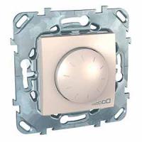 Schneider Unica Бежевый светорегулятор поворотный 40-400 W для л/н и г/л с обмот. тр-ром, перекл, MGU5.511.25ZD