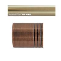 Наконечники DIY 16мм Заглушка, золото глянец, 20 х 16 мм