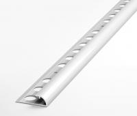 Профиль алюминиевый наружный для плитки, ПО-12, матовый серебристый, 28.9 мм, 2.7 м