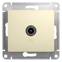 Schneider Glossa Бежевая Розетка TV, GSL000291