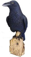 Фигура садовая Черный ворон, 82 см