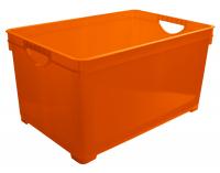 Ящик универсальный BranQ, 48 л, BQ1004, оранжевый, 55.6 х 36.6 х 28.7 см