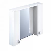 Шкаф-зеркалo для ванной 90 см, c подсветкой, белый, IDDIS Rise, RIS90W0i99, 170 х 900 х 630 мм