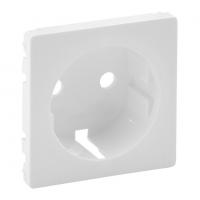 Legrand Valena LIFE Белая накладка розетки с заземлением, 755200