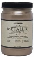 Metallic Accents Краска с эффектом насыщенного металлика на акриловой основе, шампанское, 0.946 л