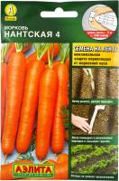 Семена Аэлита Морковь Нантская 4, на ленте, 8 м