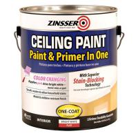 ZINSSER Ceiling Paint Paint & Primer In One Акрилатексная краска на водной основе, для потолков, ослепительно белая, 3.78 л