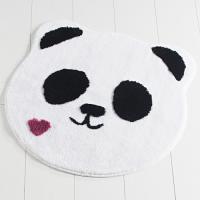 Круглый коврик в ванную, 90 см, Castafiore Akryl Pro Panda, пандочка
