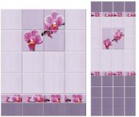 Панель ПВХ 3D, Орхидея, 8 х 2700 х 250 мм