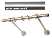 Карниз 16мм DIY одинарный, Хром глянец, 2 м