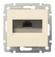 Legrand Valena кремовая розетка компьютерная (RJ45) 1-ая 5 кат, 774130