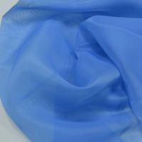 Тюль вуаль однотонная 270 х 260 см, голубой, Т101-06