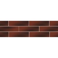 Клинкерная плитка фасадная гладкая, Cloud Rosa, красно-коричневый, 24.5 х 6.58 х 0.74 см