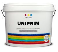 Vincent Uniprim G-1, 9 кг, Универсальная водно-дисперсионная пигментированная грунтовка Униприм