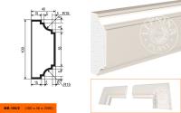 Фасадный молдинг МВ-100/2, 100 х 40 х 2000 мм