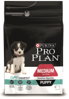 PRO PLAN OPTIDIGEST Medium Puppy, с ягненком, 12 кг, Корм для щенков средних пород с чувствительным пищеварением