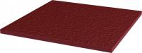 Клинкерная плитка базовая, структурная, Paradyz Natural Rosa, винно-красный, 30 х 30 х 1.1 см