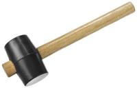 Киянка резиновая, деревянная ручка, 0.45 кг, d 65 мм
